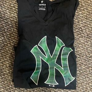Fanatics Black T-Shirt with Green Logo